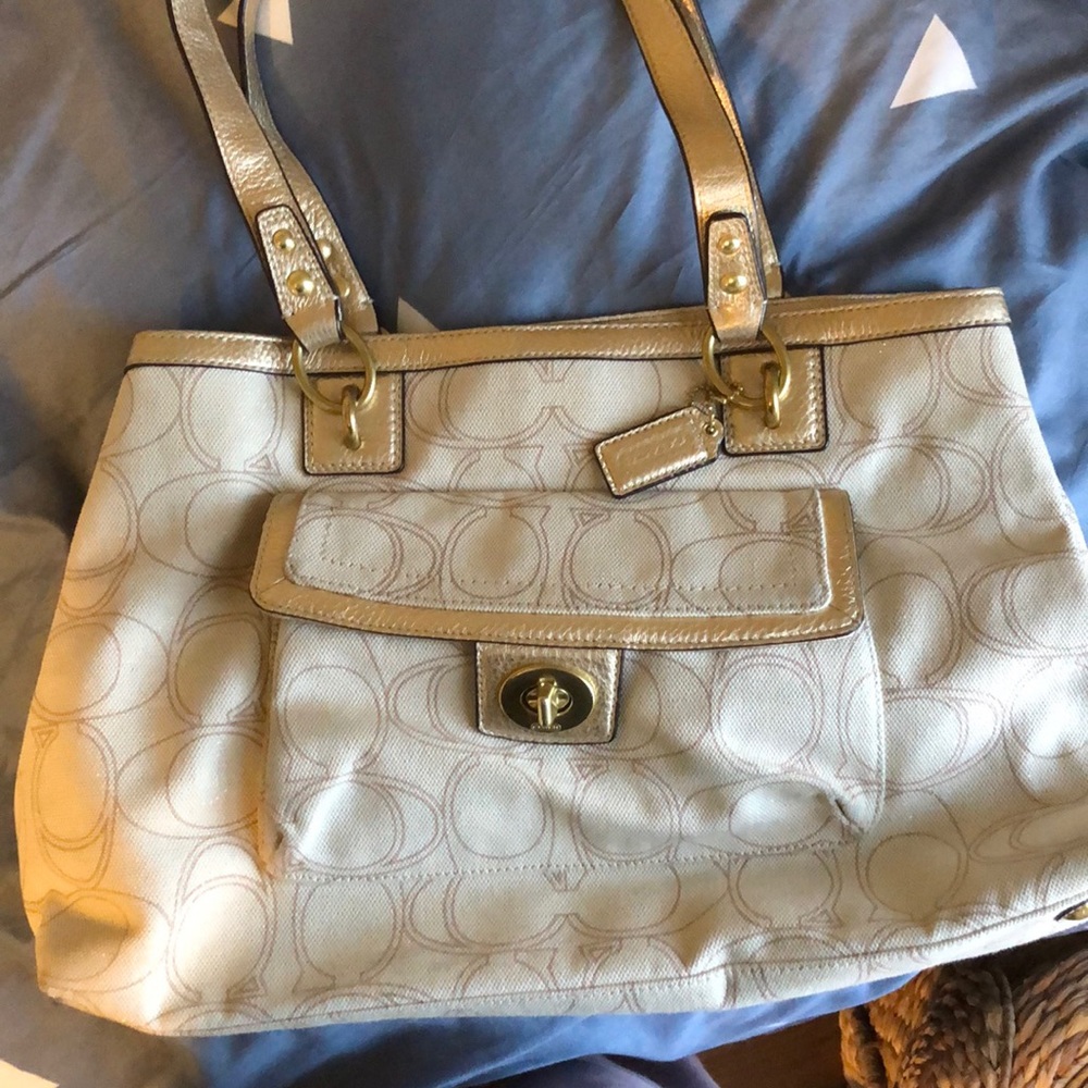 Authentic coach purse